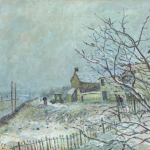 Alfred Sisley, First snow at Veneux-Nadon, 1878, NGA, Washington