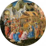 Fra Angelico and Fra Filippo Lippi, The Adoration of the Magi, c1440 NGA, Washington