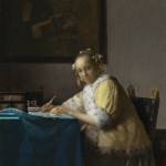 Johannes Vermeer, A Lady Writing, c1665 NGA, Washington