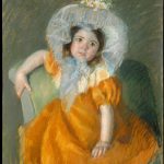 Mary Cassatt, Margot in Orange Dress, 1902, Met Museum,NY